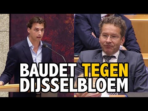 Baudet confronteert Dijsselbloem met falend economisch beleid