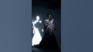 A White Shadow of Light - A Unique Concept #aimodel #fashion #aiart #shadowplay #lightandshadow
