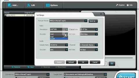 How to convert M2TS to AVI, MP4, MOV, FLV, 3GP, MPG, WMV, MPEG, M4V, VOB(DVD format), ASF, MKV etc?
