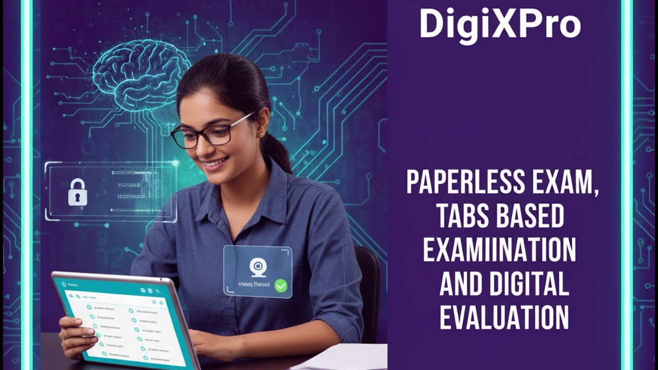 Demo by DigiXPro For Paperless Exam, Tabs Based Examination and Digital Evaluation