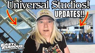 NEW Fast &amp; Furious Coaster Changes + Security Hub &amp; Entrance NOW OPEN! Universal Summer Updates!
