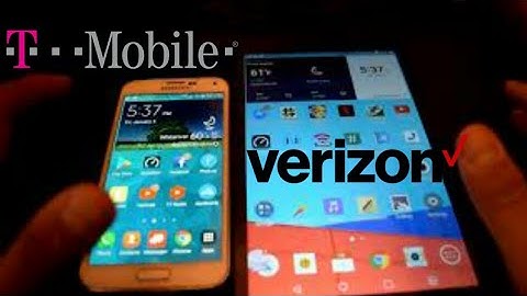 Verizon Wireless vs T-Mobile Speed tests