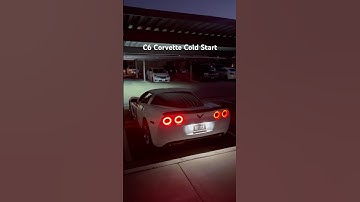 Ls3 C6 Corvette Cold Start with speed engineering headers and dumps
