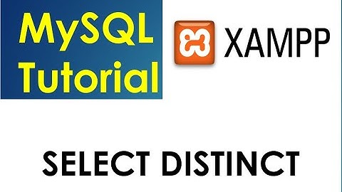 Mysql Tutorial: 16: Select distinct values from table in database