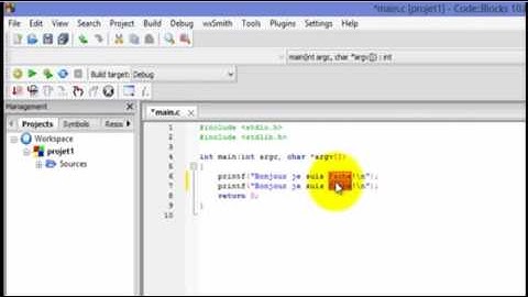 Langage c tutorial #4 الدارجة المغربية  Les commentaires et problèmes d
