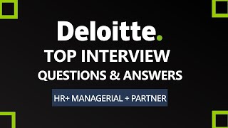 Deloitte Interview Questions and Answers | Deloitte Interview Process | HR+ MR