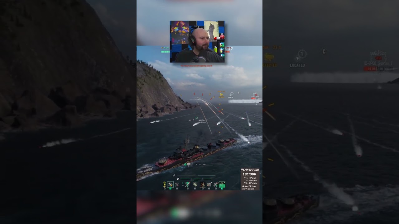 DODGE THIS #shorts #gaming #worldofwarships #twitch #moments #live #funny #memes #comedy