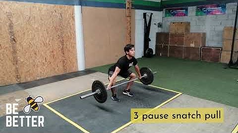 3 pause snatch pull
