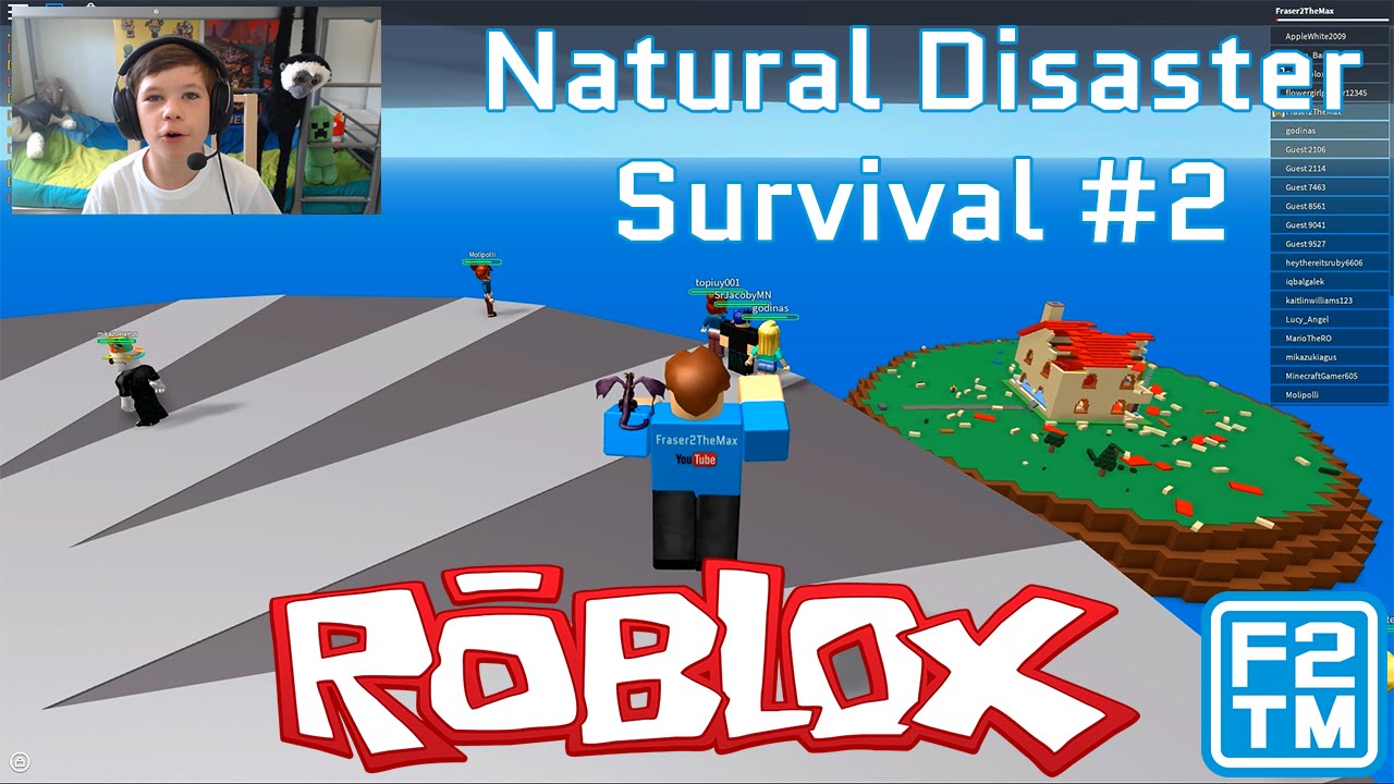 Natural Disaster Survival 2 Roblox Lol At The Voices Youtube - roblox survive the natural disasters