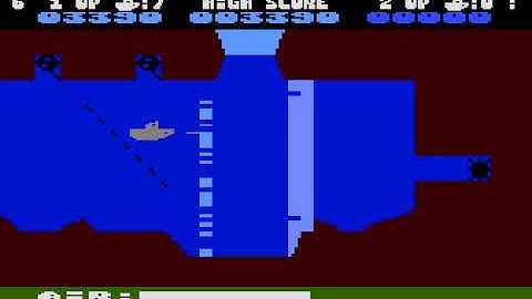 Atari 8-bit Sea Dragon - ending