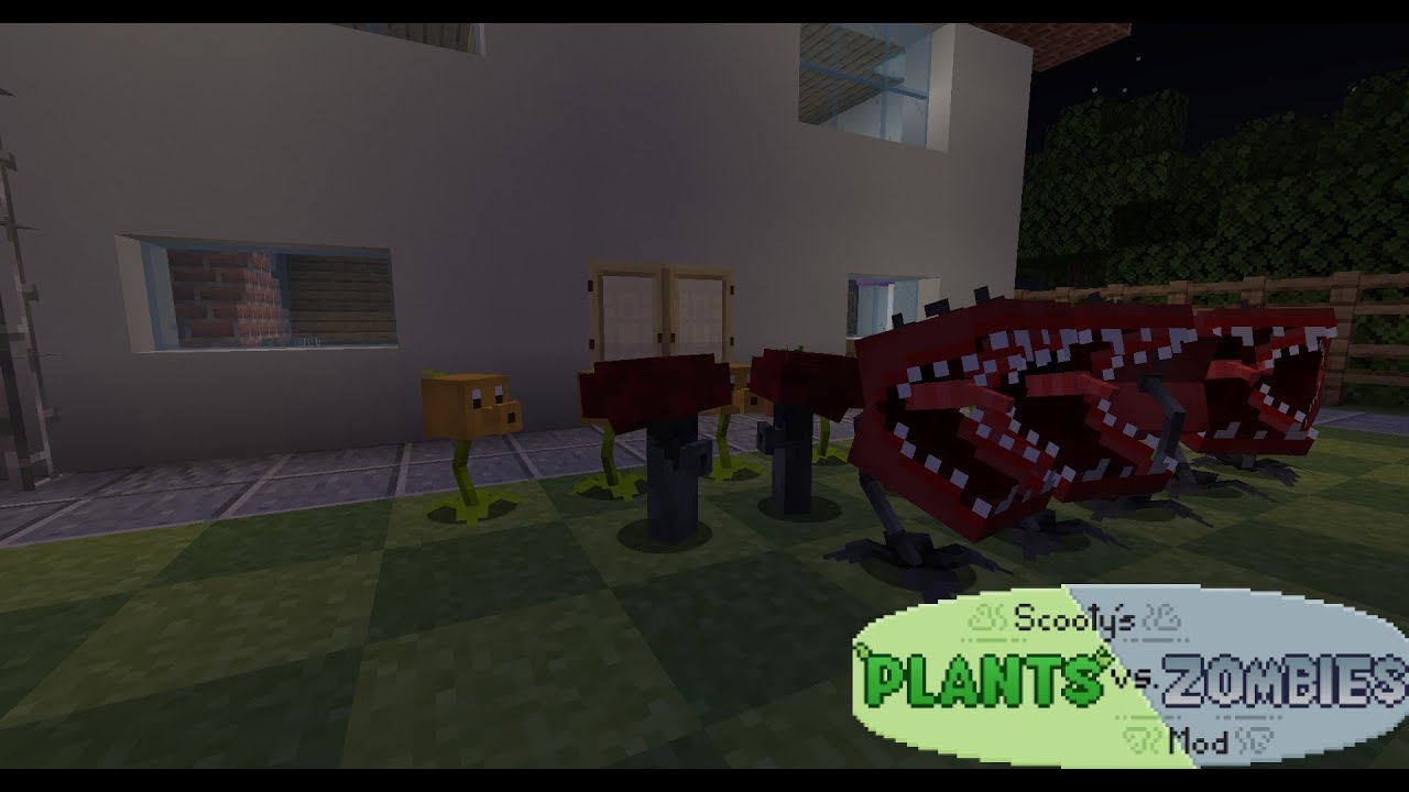 SERPVZ (Plants vs. Zombies Addon) Mods Minecraft Bedrock