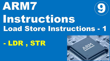 ARM Instruction Set - Single Register Load Store Instructions LDR, STR