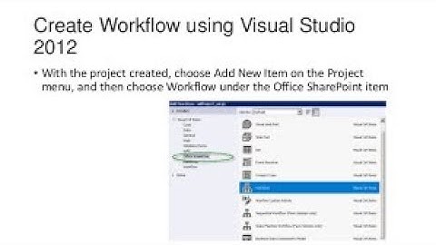 Create SP 2013 Workflow using Visual Studio