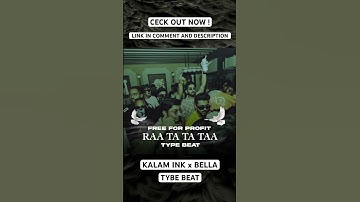 RAA TA TA - TYPE BEAT KALAM INK x BELLA #music #typebeat #freeforprofit #beat #trap #kalamink #bella