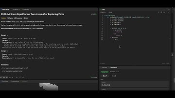 Leetcode  2918- Interview Question (Minimum Equal Sum of Two Arrays After Replacing Zeros) (python)