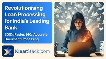Revolutionizing Loan Processing with KlearStack AI | 300% Faster, 99% Accurate Document Processing