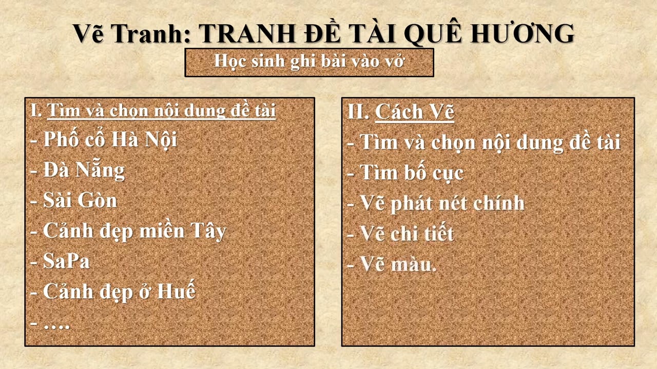 Tranh đề tài Quê Hương | Tổng hợp các kiến thức liên quan đến tranh đề tài quê hương đúng nhất