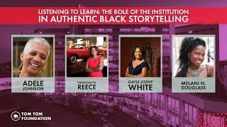 Listening to Learn: The Role of the Institution in Authentic Black Storytelling
Built in partnership with the @AfrikanaIndependentFilmFestival, this conversation will explore the role of the institution in communicating the Black experience. Who gets to tell these stories? And how do we ensure that museums and cultural spaces convey them authentically?
This panel is made up of three Black women who hold positions of power within these spaces in Virginia. What do they feel their role is? Do they see themselves as the new gatekeepers, or dismantlers of the gate? Listening to Learn: The Role of the Institution in Authentic Black Storytelling