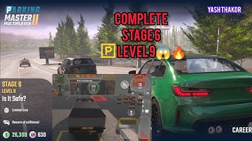 Stage 6 Level 9 Is it safe? | Parking Master Multiplayer 2 | Car Parking Game | Tesla Cyber truck