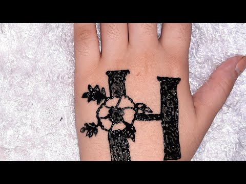 حرف ال  بالحنه كتابه الحروف بالحنه رسومات حنه سهله بالحنه    