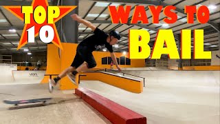 Learn To Bail On A Skateboard #skateboarding