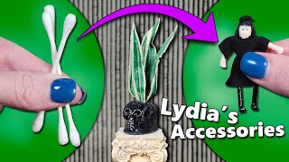Making Lydia Deetz's Miniature Accessories! 💀 Beetlejuice Dollhouse!