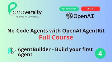 04- Build your First Agent | No-Code Agents with OpenAI AgentKit