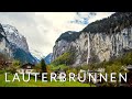 Lauterbrunnen walking tour 4K - A stunning village in Bernese Oberland, Switzerland! - May 2021