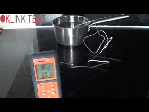 Thermomètre de Cuisine Thermomètre de Cuisson Numérique en Acier Inox.  [lecture Instantanée 5 Secondes] Ecran LCD Anti-Corrosion