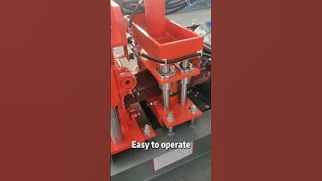 Metal roof ridge tile roll forming machine exported to Mexico #rollforming #building #roofing