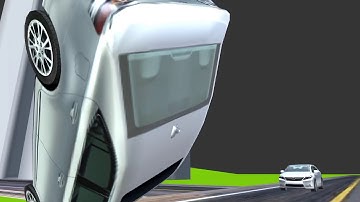 car crash movie sence in prisma  3d