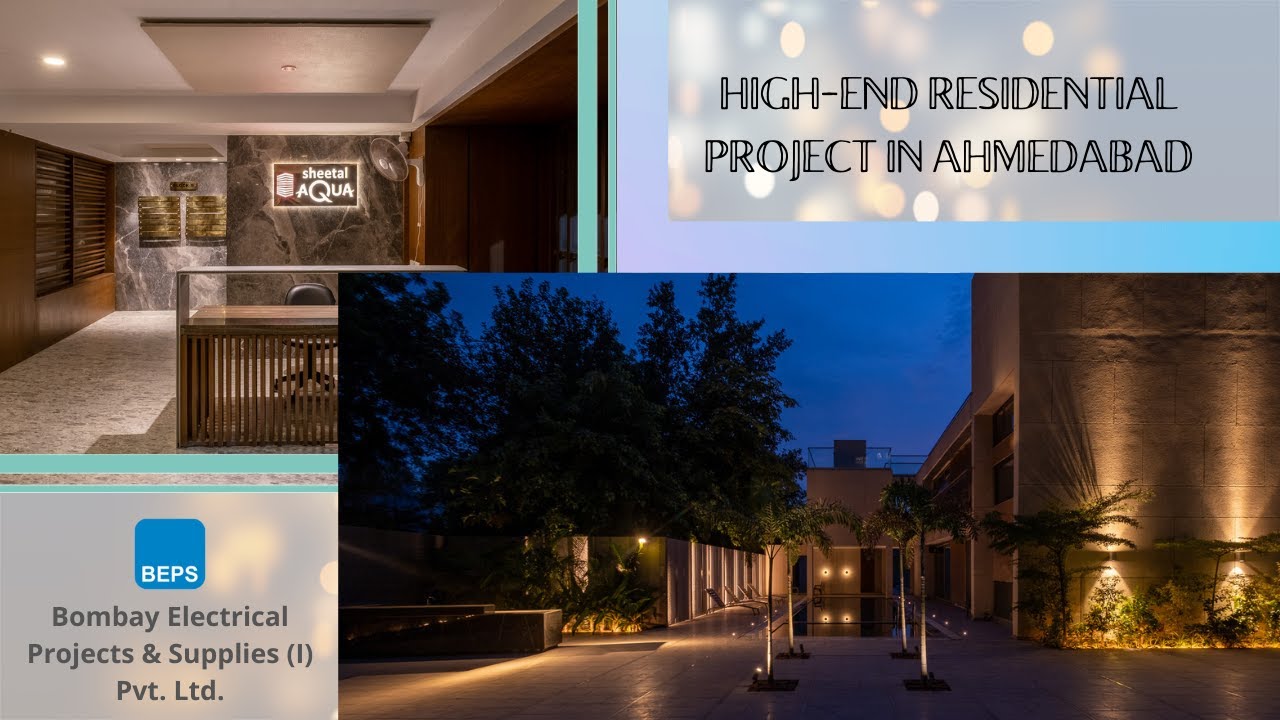 High End Residential Lighting Project at Ahmedabad - Sheetal Aqua - YouTube