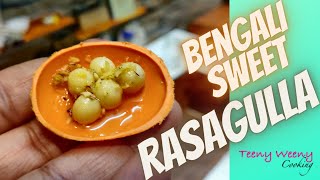 Miniature Spongy Rasagulla recipe | how to make spongy rasagulla | Teeny Weeny Cooking