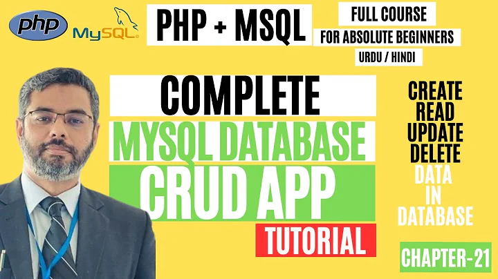 Build PhP CRUD app with MySQL | Basic PhP and MySQL Tutorial for beginners | CRUD app in PHP