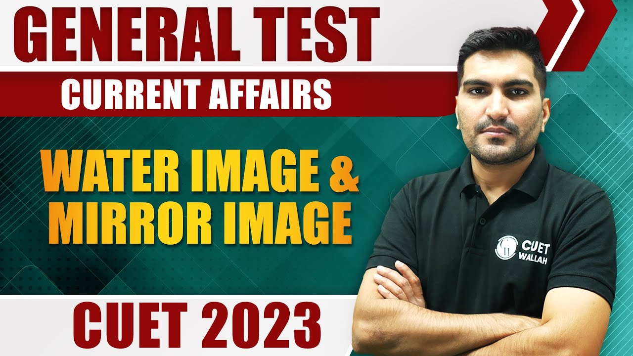 General test reasoning water image and mirror image cuet 2023