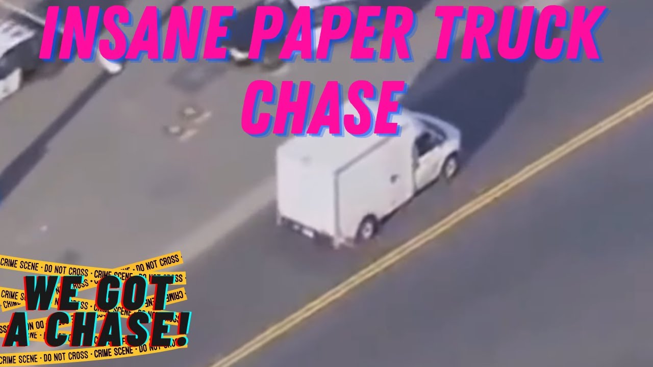 STRANGE POLICE CHASE OF A NEWSPAPER TRUCK | WE GOT A CHASE - YouTube
