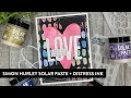 Simon Hurley Solar Paste + Distress Ink