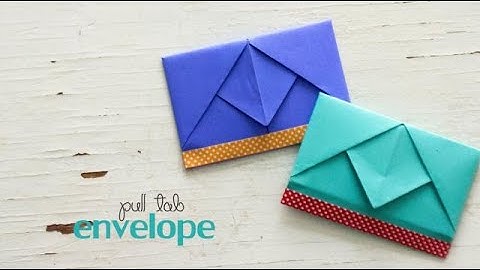 How to Make a Pull Tab Envelope | Simple DIY Paper Craft
