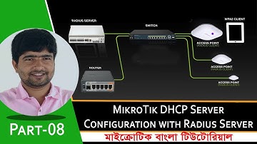 Mikrotik static dhcp and dynamic dhcp with user manager (radius server) | Part-08