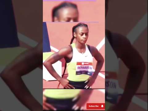 sha carry Richardson 🐎🐎 #afrohouse #trackandfield #trackwork #electronicmusic #athletics