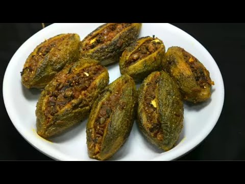 बिना कड़वाहट के भरवां करेले बनाने का आसान तरीका// bharwa karela recipe// how to make stuffed karela