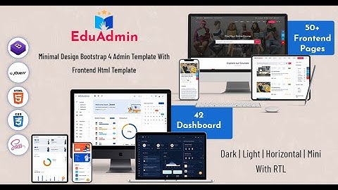 Eduadmin Responsive Bootstrap Admin Dashboard