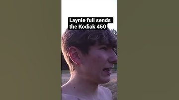 Kodiak 450 full sends into BAD hole. #shorts