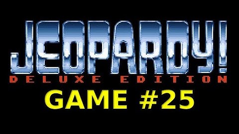 Jeopardy! Deluxe Edition [SNES] Game #25 on September 11th 2022
