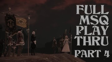 FFXIV ARR [Part 4] "Battle of Carteneau" FULL MSQ Playthrough