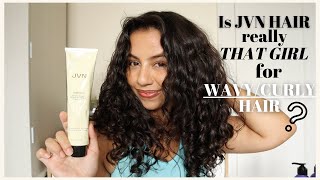 FULL BRAND REVIEW/TRY-ON! IS JVN HAIR WAVY/CURLY HAIR APPROVED?