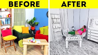 CHEAP BUT STUNNING ROOM TRANSFORMATIONS || RENOVATION HACKS FOR YOUR COMFORT