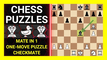 Chess Puzzles to Practice. Themes: Mate in 1, One-move puzzle, Checkmate. Learn Chess