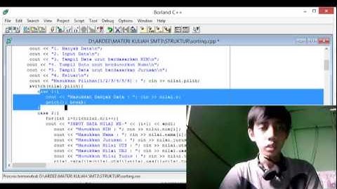 Tutorial Sorting di c++, 12121123, Ardian W Putra, STMIK EL RAHMA