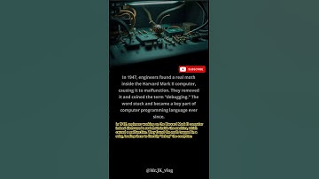 The term "bug" in computer science 🐞 #information #knowledgeispower #debug #computer #share